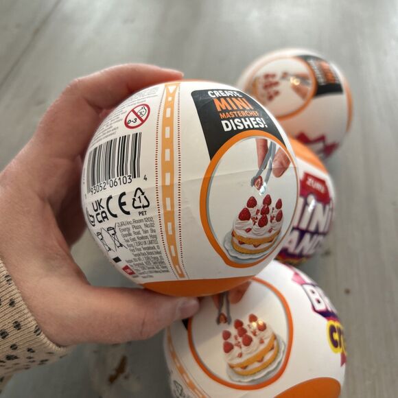 NEW Zuru Mini Brands Create Masterchef MINI DISHES Blind Surprise LOT OF 5 - Picture 4 of 4